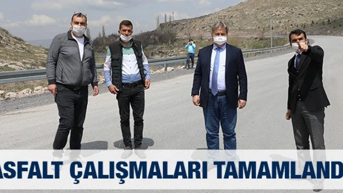 ASFALT ÇALIŞMALARI TAMAMLANDI