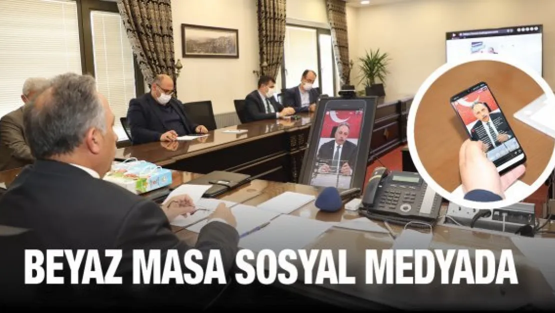 Beyaz Masa sosyal medyada