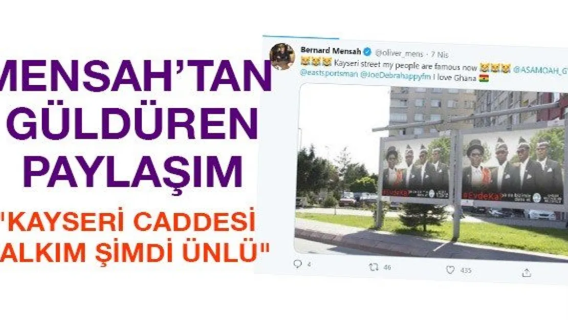 Mensah'tan güldüren paylaşım