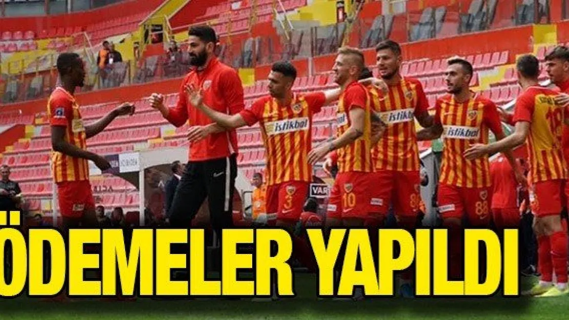 Ödemeler Yapıldı