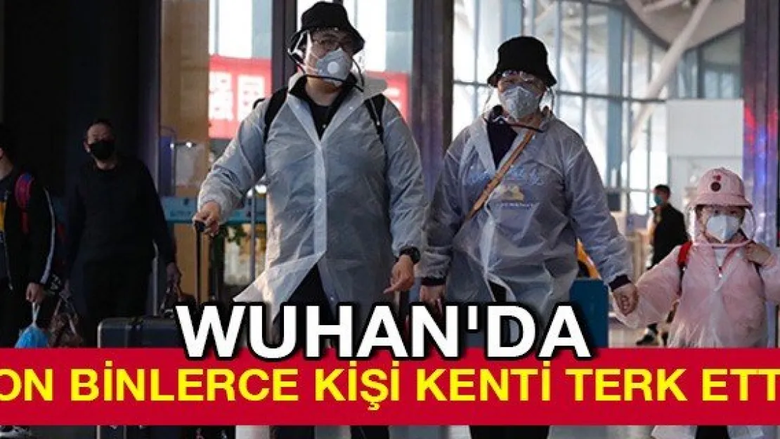 ON BİNLERCE KİŞİ KENTİ TERK ETTİ