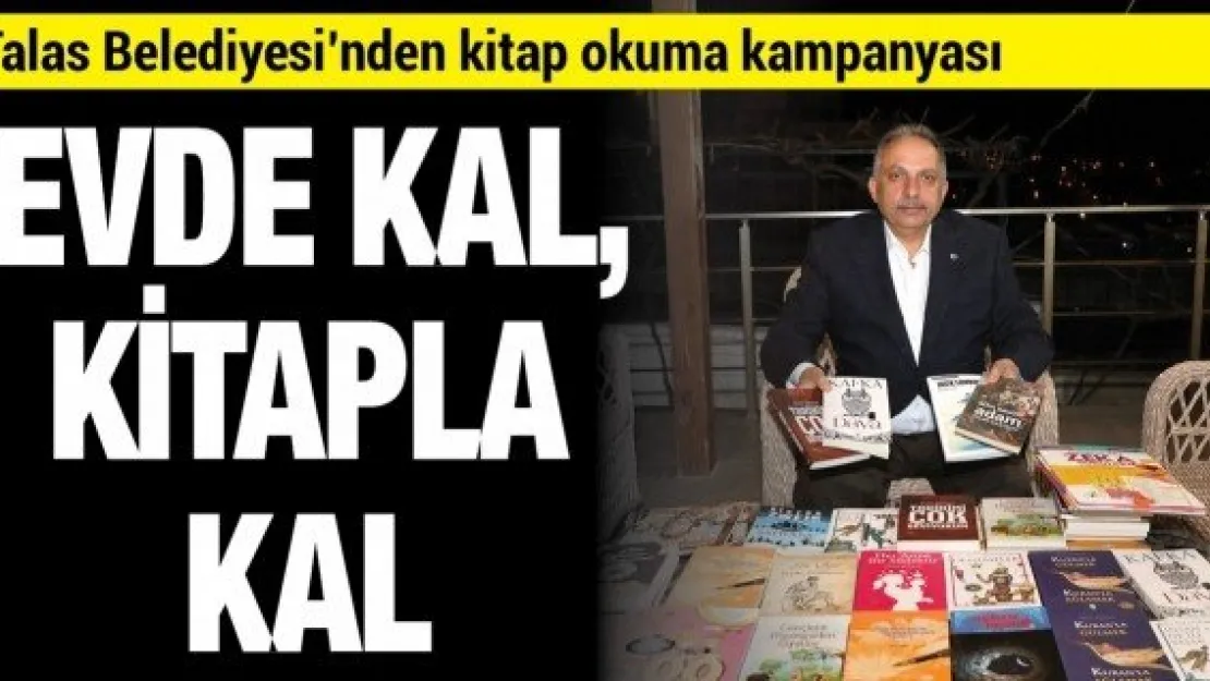 Talas Belediyesi'nden kitap okuma kampanyası