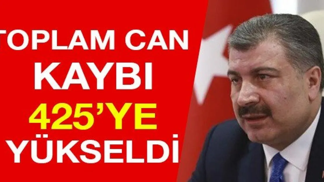 TOPLAM CAN KAYBI 425'YE YÜKSELDİ