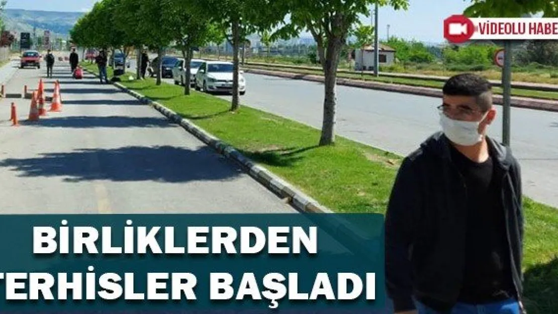 Birliklerden terhisler başladı