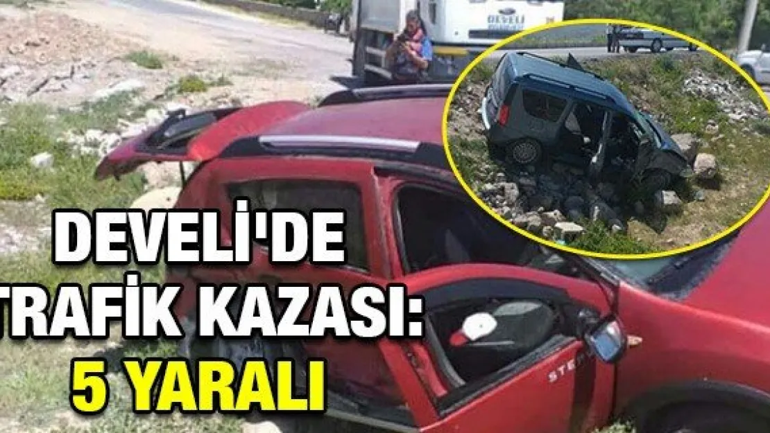 Develi'de trafik kazası: 5 yaralı