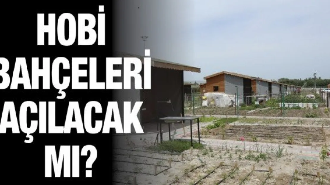 Hobi Bahçeleri açılacak mı?