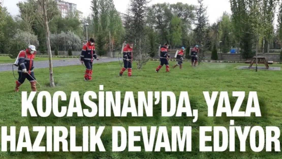 Kocasinan'da, yaza hazırlık