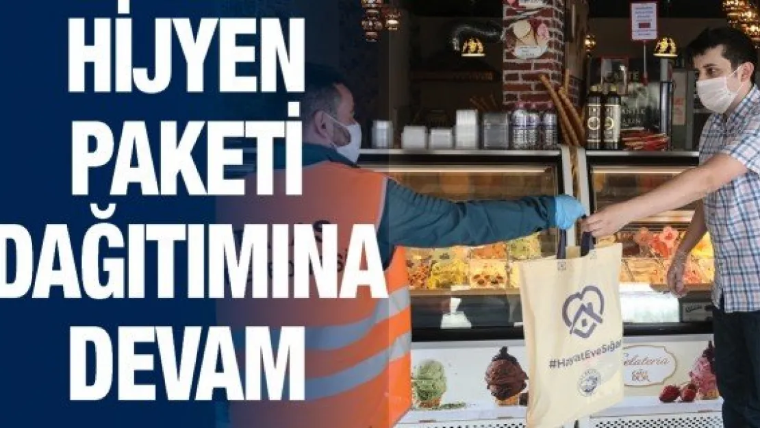 Hijyen paketi dağıtımına devam