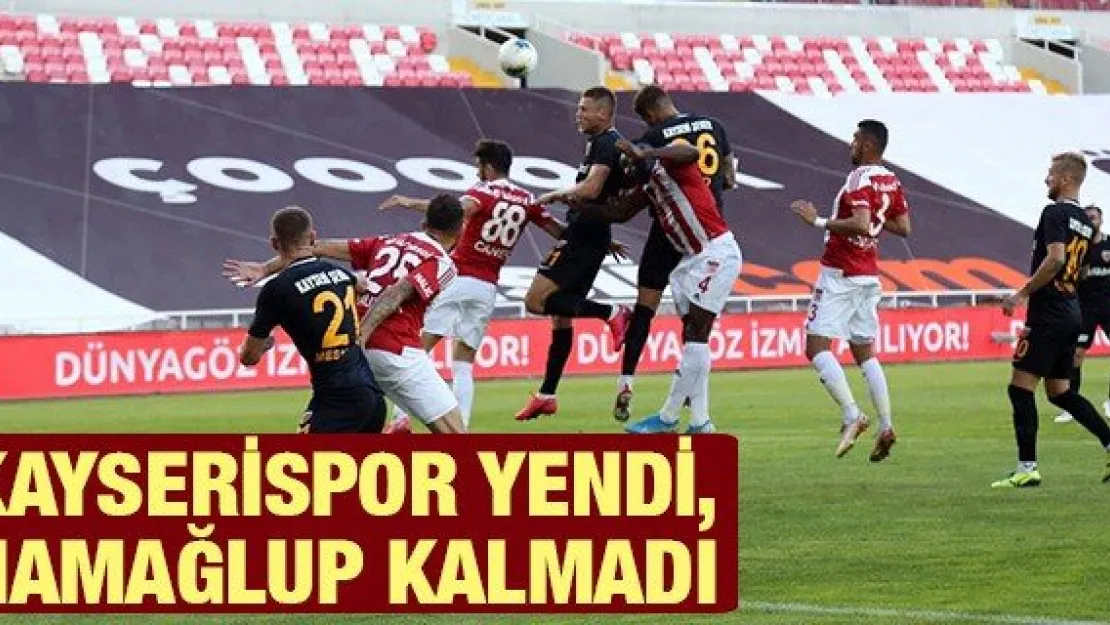 Kayserispor yendi, namağlup kalmadı
