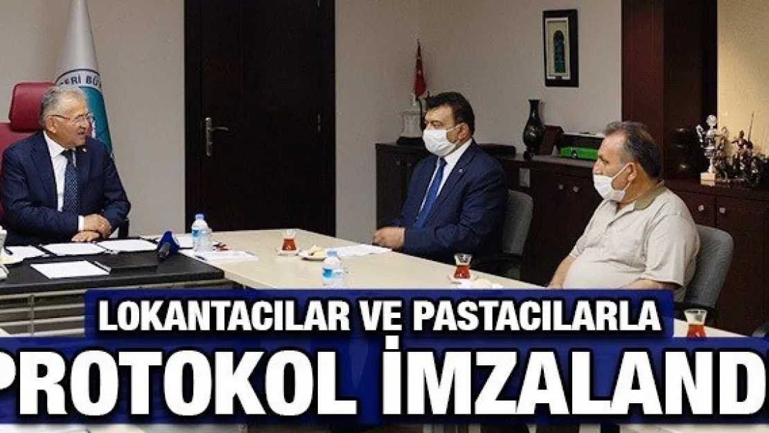 Lokantacılar ve pastacılarla protokol imzalandı
