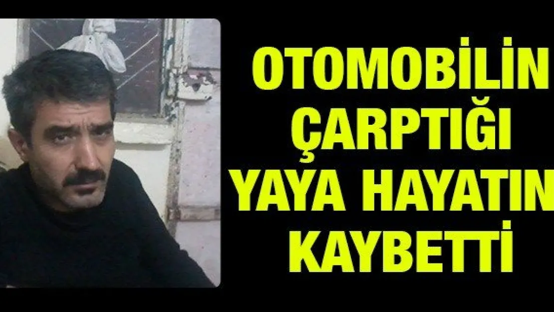 Otomobilin çarptığı yaya hayatını kaybetti