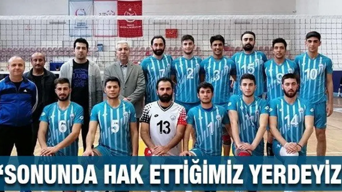 'Sonunda hak ettiğimiz yerdeyiz'