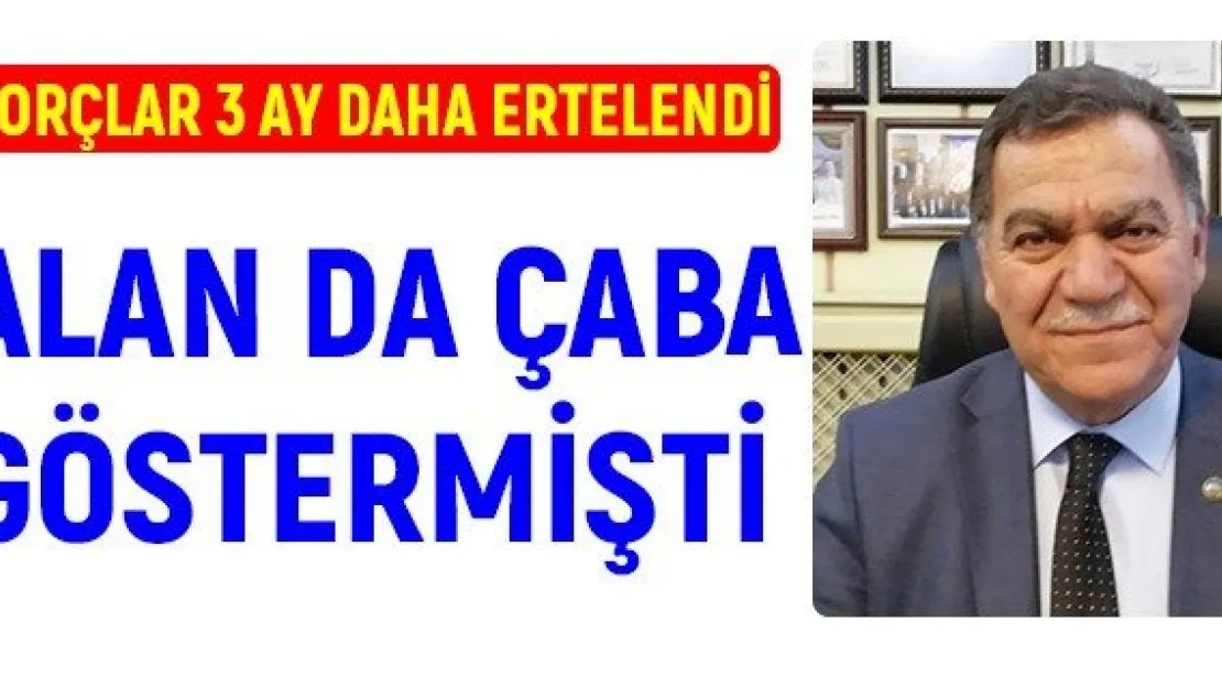 Alan da çaba göstermişti