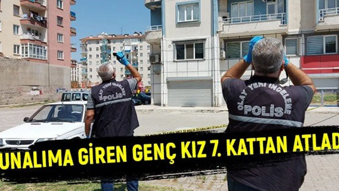 Bunalıma giren genç kız 7. kattan atladı
