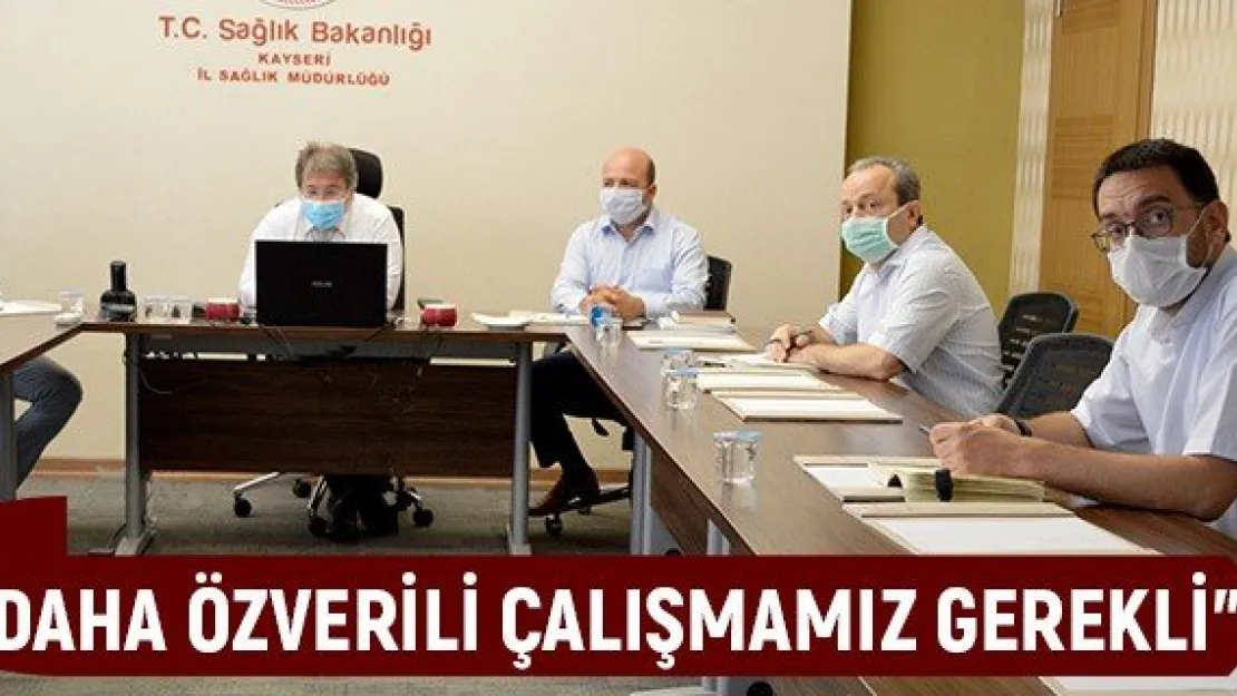 &quotDaha özverili çalışmamız gerekli"