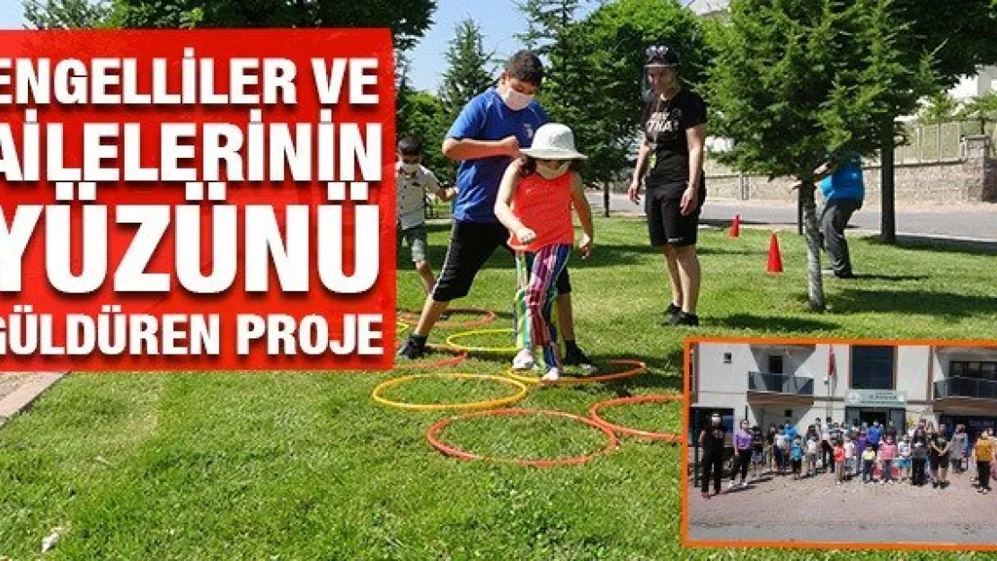 Engelliler ve ailelerinin yüzünü güldüren proje