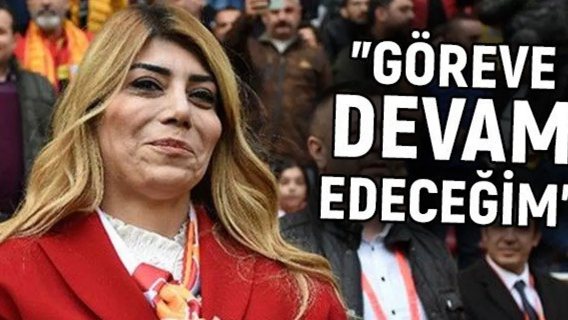 Gözbaşı: &quotGöreve devam edeceğim"