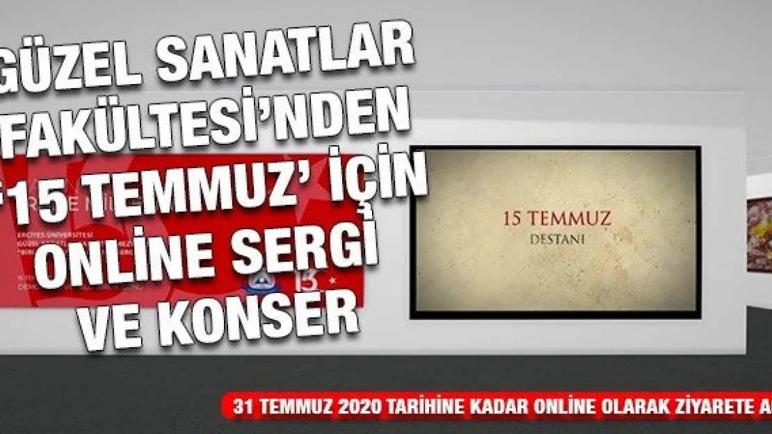 Güzel Sanatlar Fakültesi'nden ཋ Temmuz' İçin Online Sergi Ve Konser