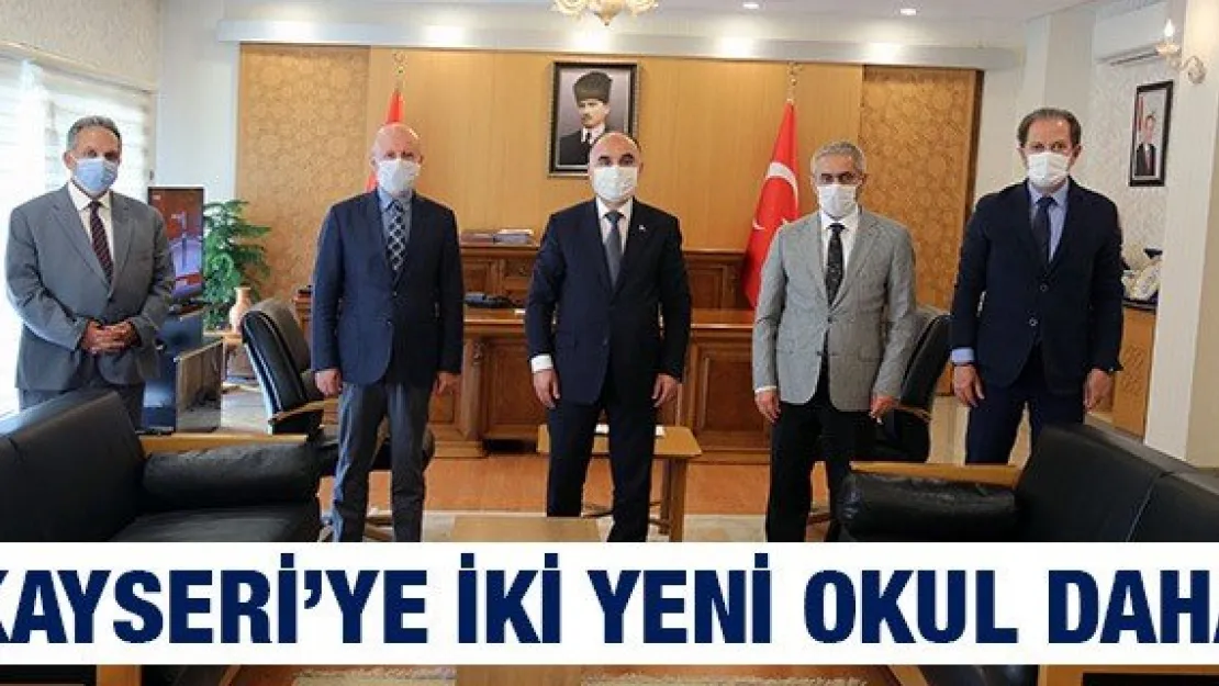 Kayseri'ye İki Yeni Okul Daha