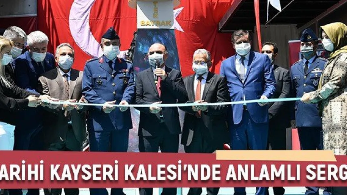 Tarihi Kayseri Kalesi'nde anlamlı sergi