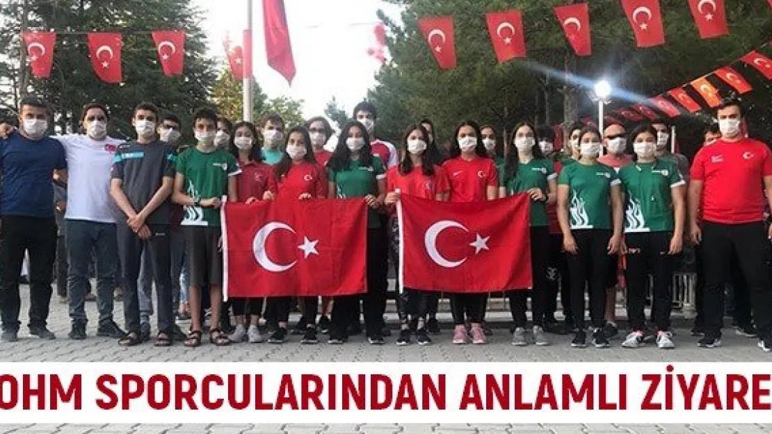 TOHM Sporcularından anlamlı ziyaret