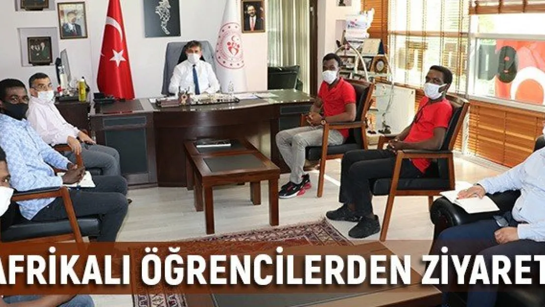 Afrikalı öğrencilerden ziyaret