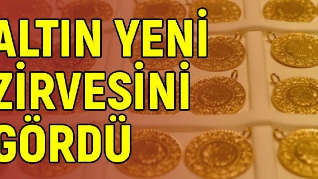 Altın yeni zirvesini gördü