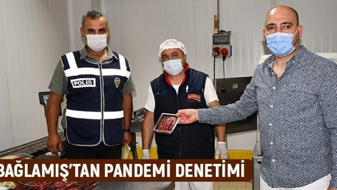 Bağlamış'tan pandemi denetimi