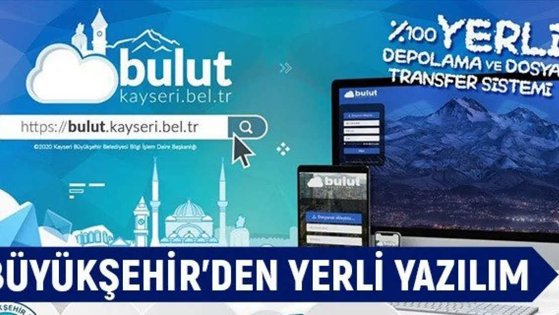 Büyükşehir'den yerli yazılım