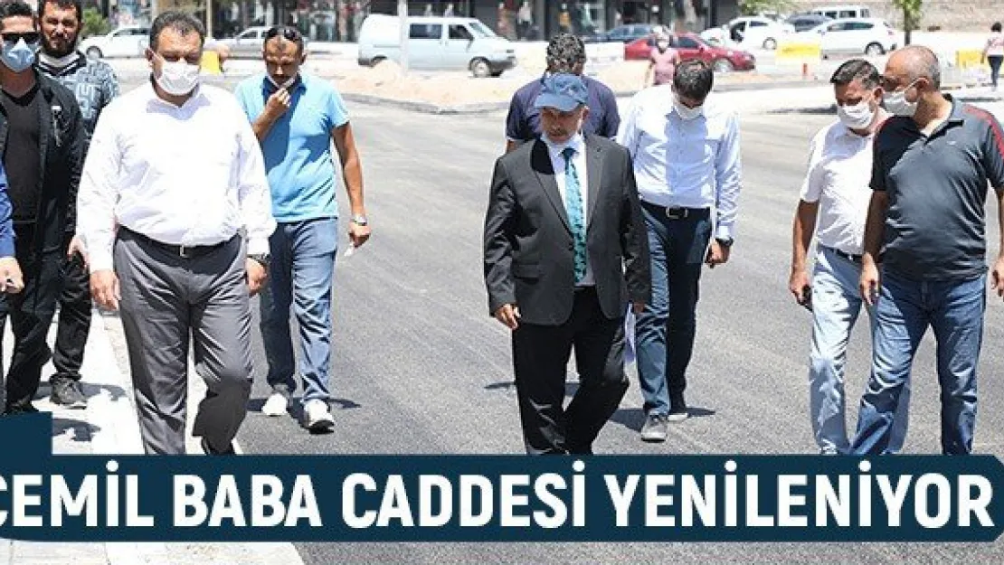 Cemil Baba Caddesi yenileniyor
