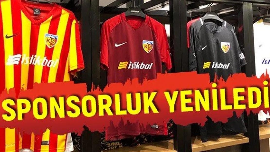 Erciyes Anadolu Holding ile Kayserispor sponsorluk yeniledi