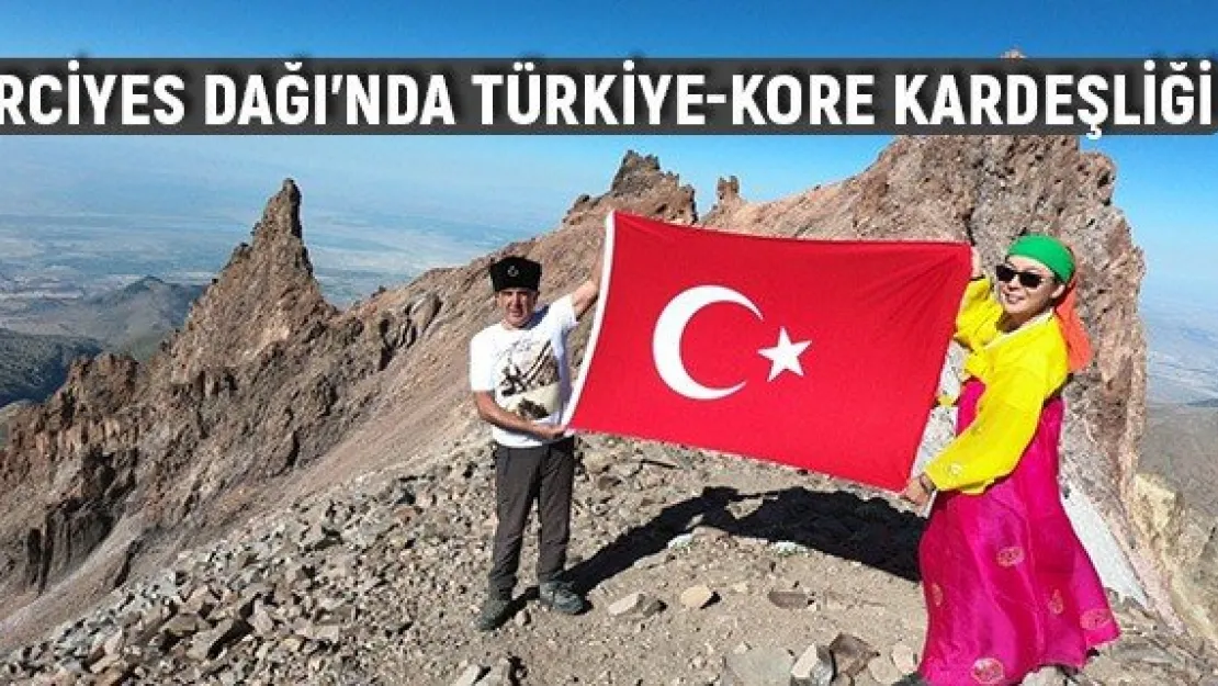 Erciyes Dağı'nda Türkiye-Kore kardeşliği