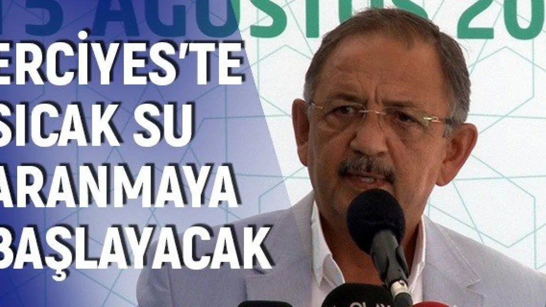 Erciyes'te sıcak su aranmaya başlayacak