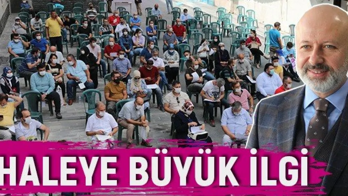 İhaleye büyük ilgi