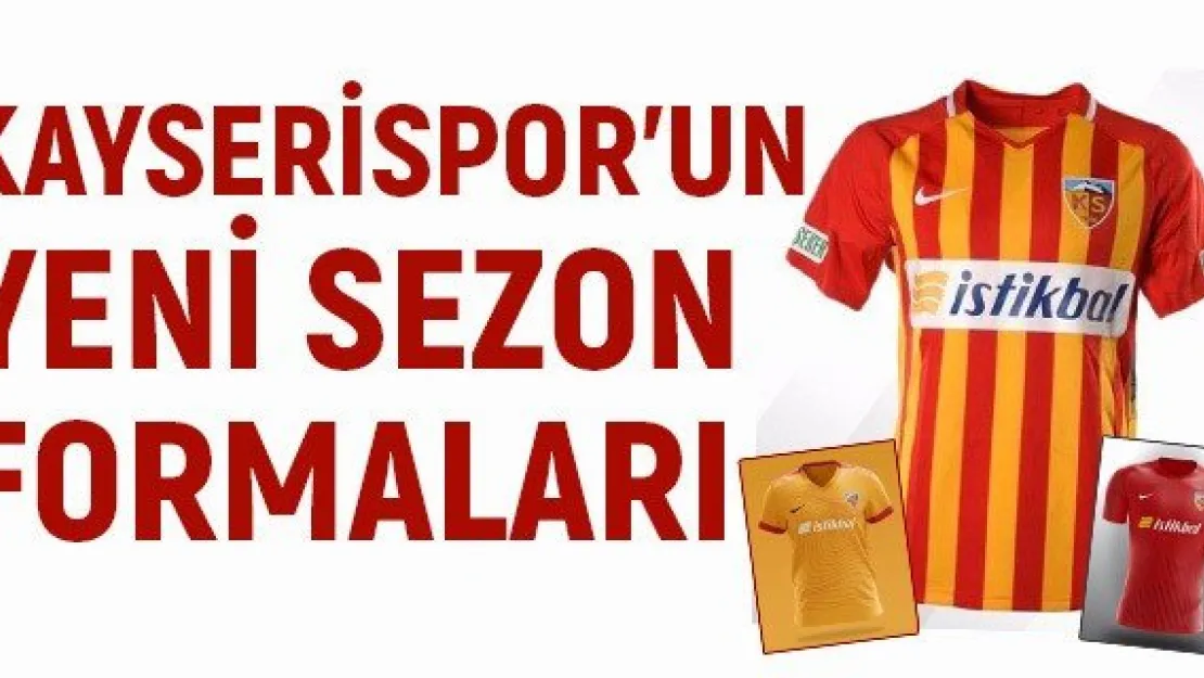 Kayserispor'un yeni sezon formaları
