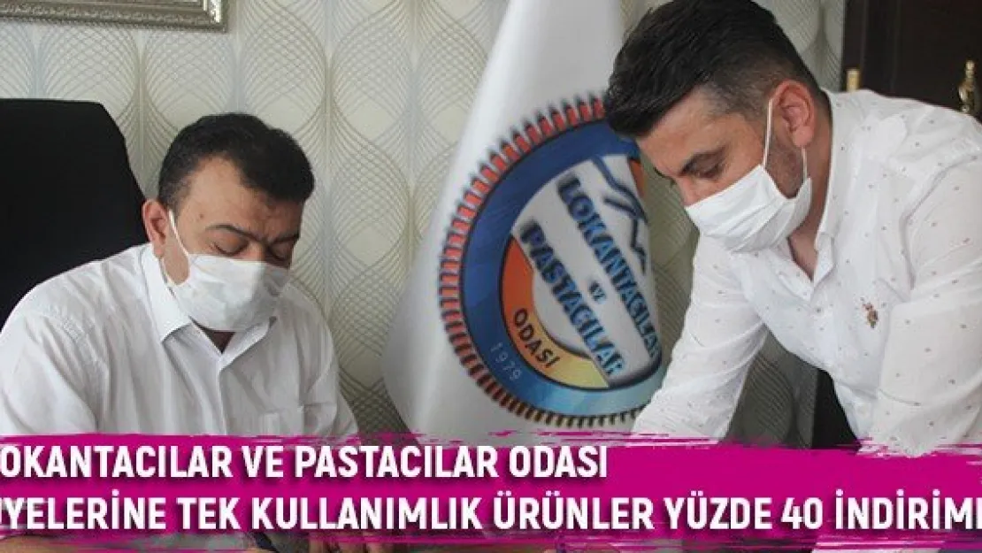 Lokantacılar ve Pastacılar Odası üyelerine tek kullanımlık ürünler yüzde 40 indirimli