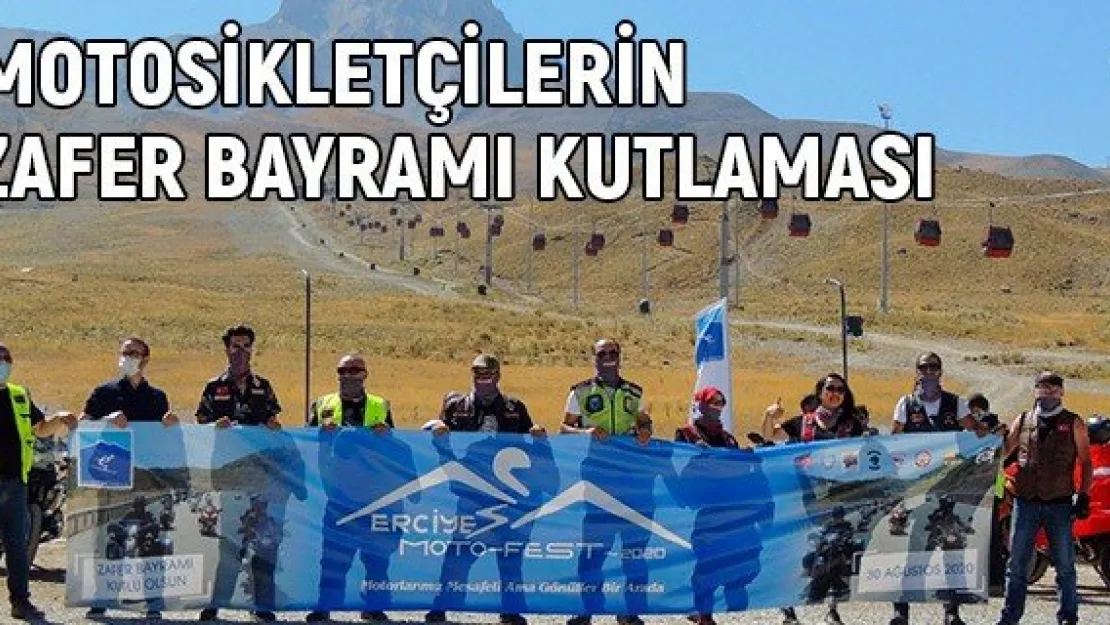 Motosikletçilerin Zafer Bayramı kutlaması