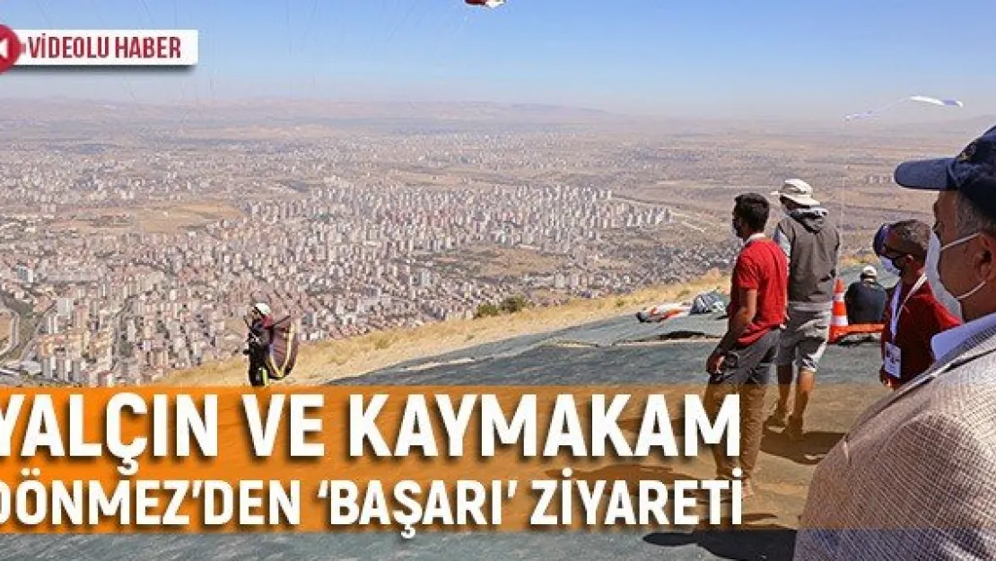 Yalçın ve Kaymakam Dönmez'den 'Başarı' ziyareti
