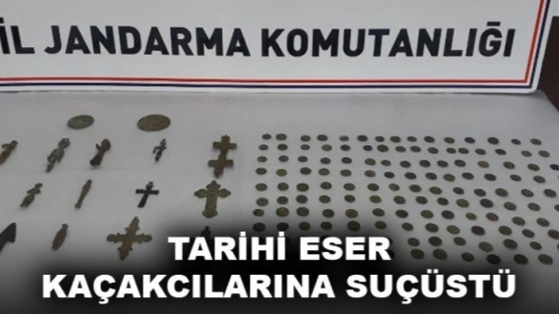 TARİHİ ESER KAÇAKCILARINA SUÇÜSTÜ