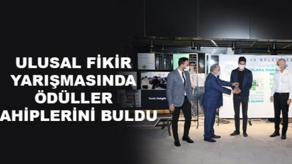 ULUSAL FİKİR YARIŞMASINDA ÖDÜLLER SAHİPLERİNİ BULDU