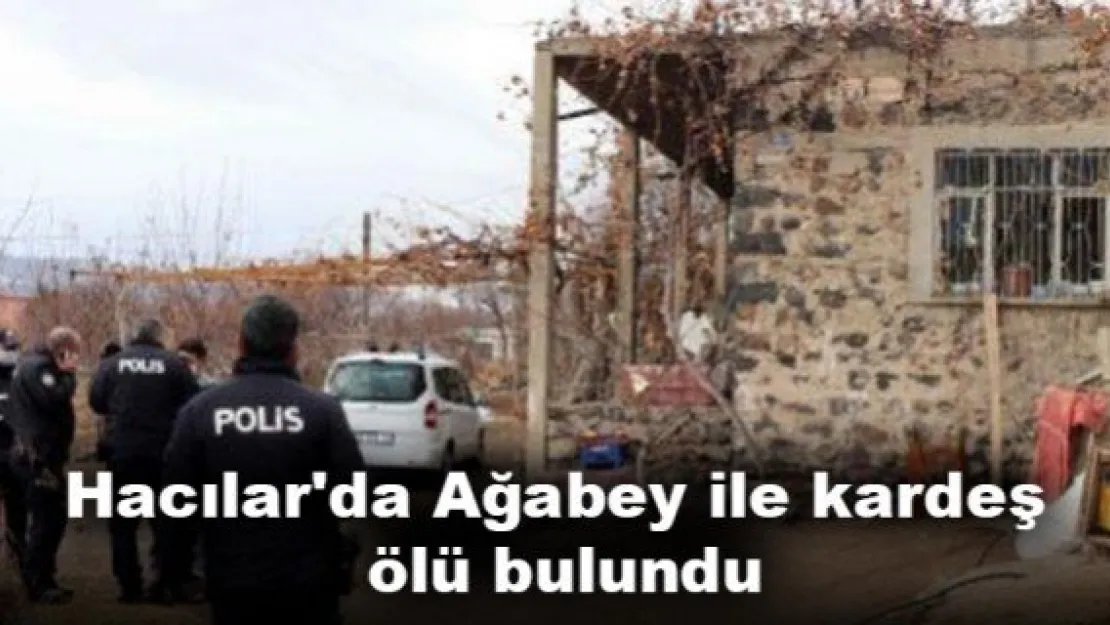 Hacılar'da Ağabey ile kardeş ölü bulundu