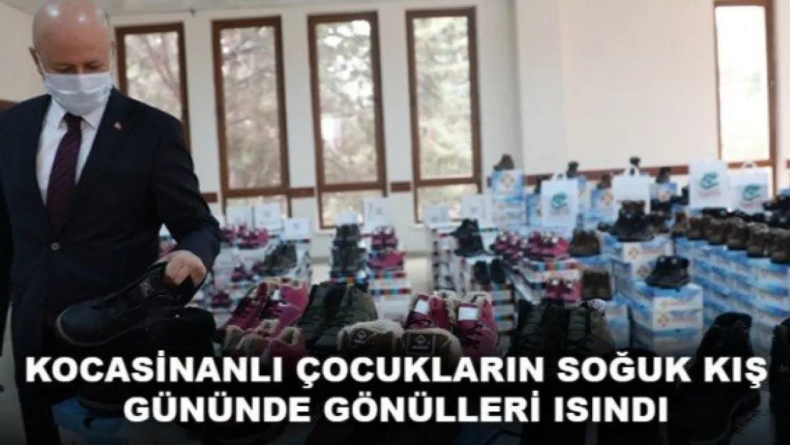 KOCASİNANLI ÇOCUKLARIN SOĞUK KIŞ GÜNÜNDE GÖNÜLLERİ ISINDI