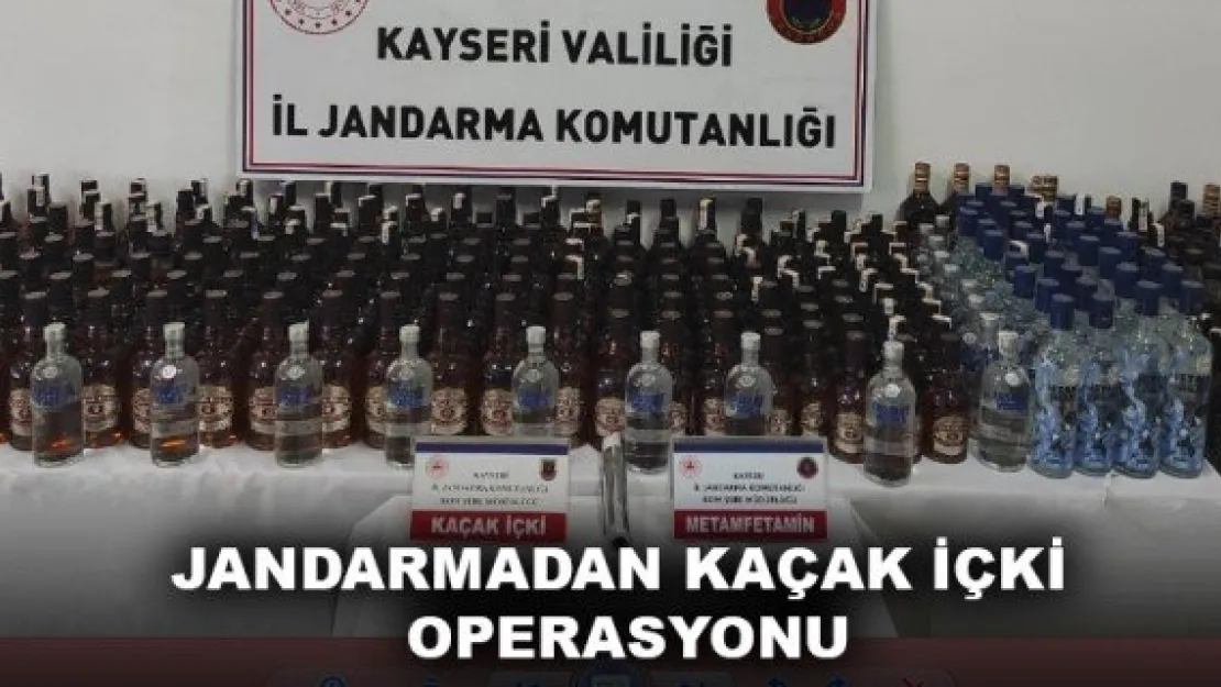 JANDARMADAN KAÇAK İÇKİ OPERASYONU