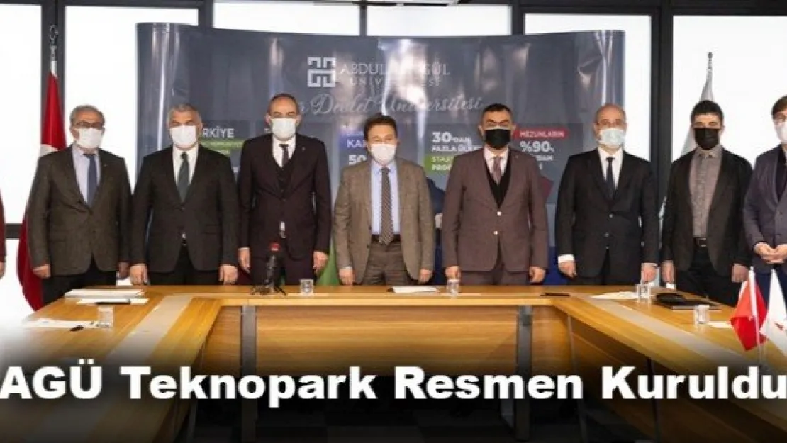 AGÜ Teknopark Resmen Kuruldu