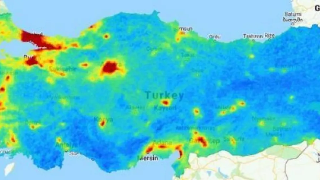 UYDU VERİLERİNE GÖRE KAYSERİ DE KİRLİ KENTLER ARASINDA