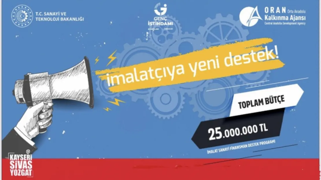 2022 Yılı İmalat Sanayi Finansman Destek Programı Proje Başvuru Sonuçları İlan Edildi