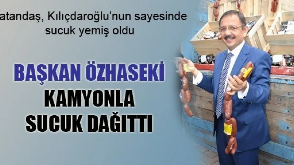 3.5 Ton Sucuk Dağıtıldı