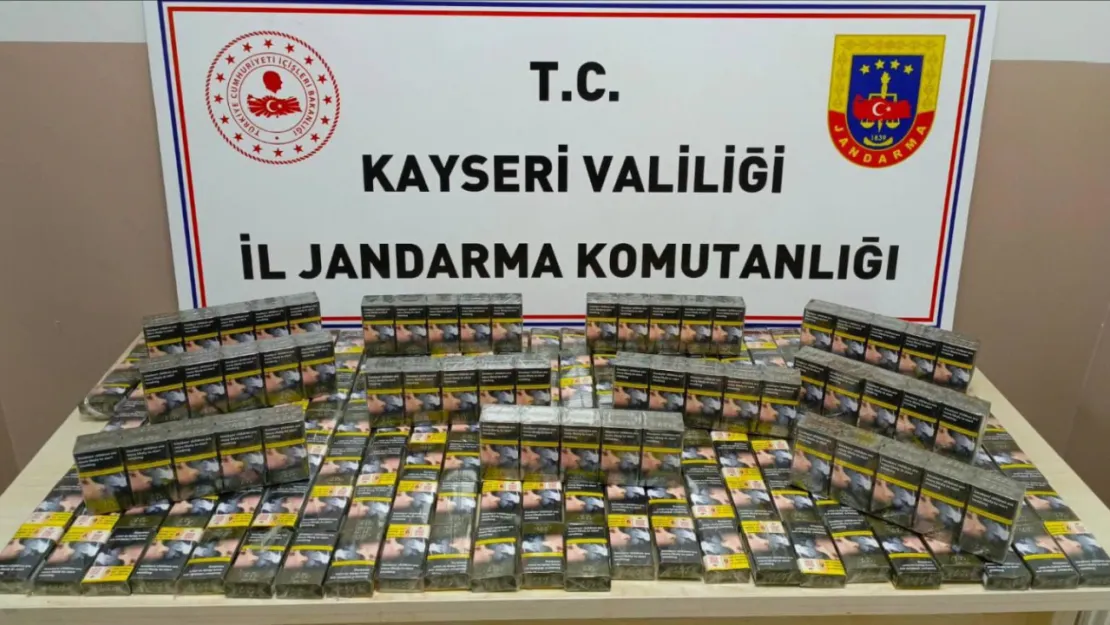 520 paket kaçak sigara ele geçirildi                                                