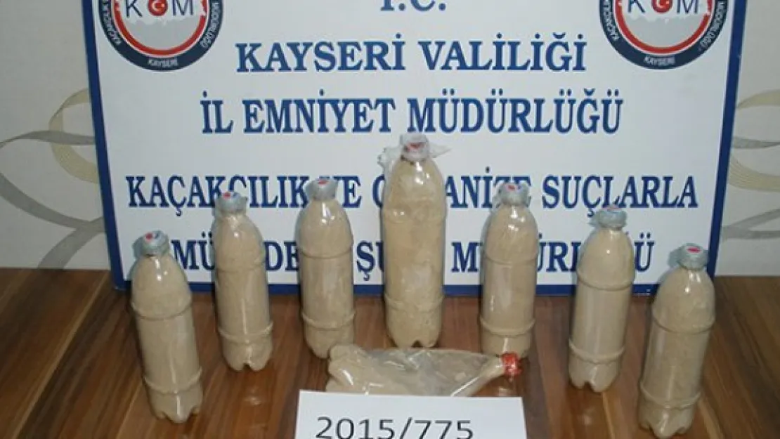 5 kilo 850 gram eroin ele geçirildi