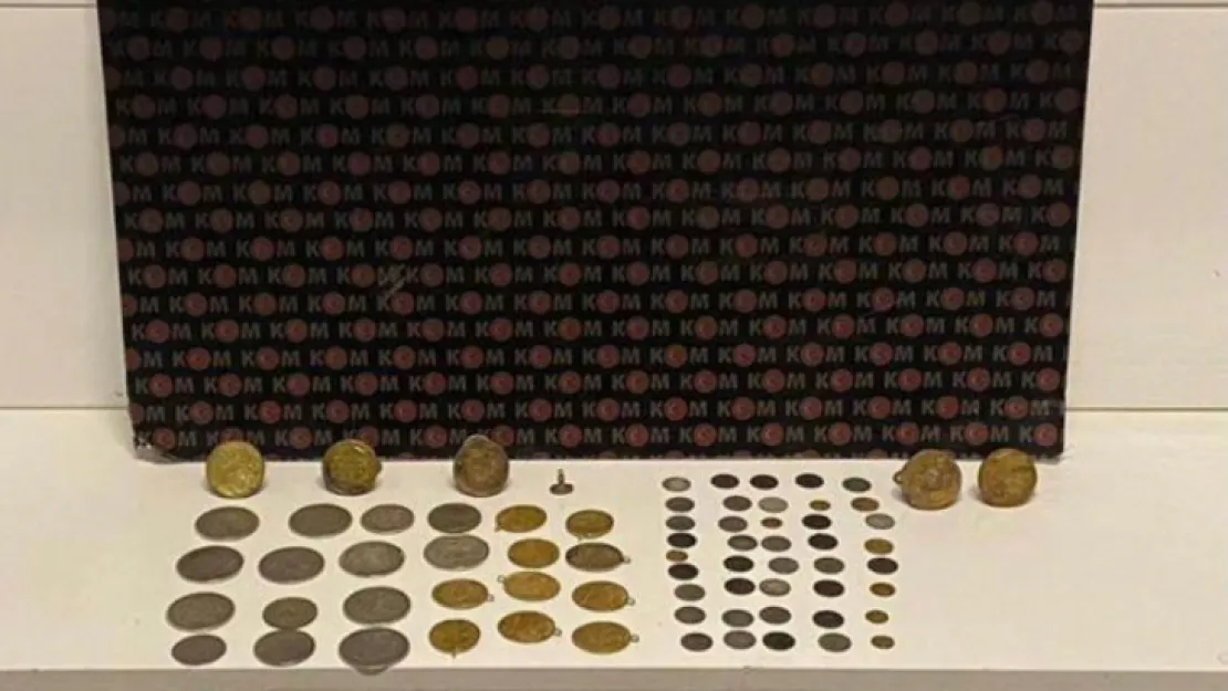 70 parça tarihi eserle yakalandılar